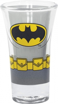 DC Comics Justice League of America 4-teiliges Schnapsglas-Set von Half Moon Bay